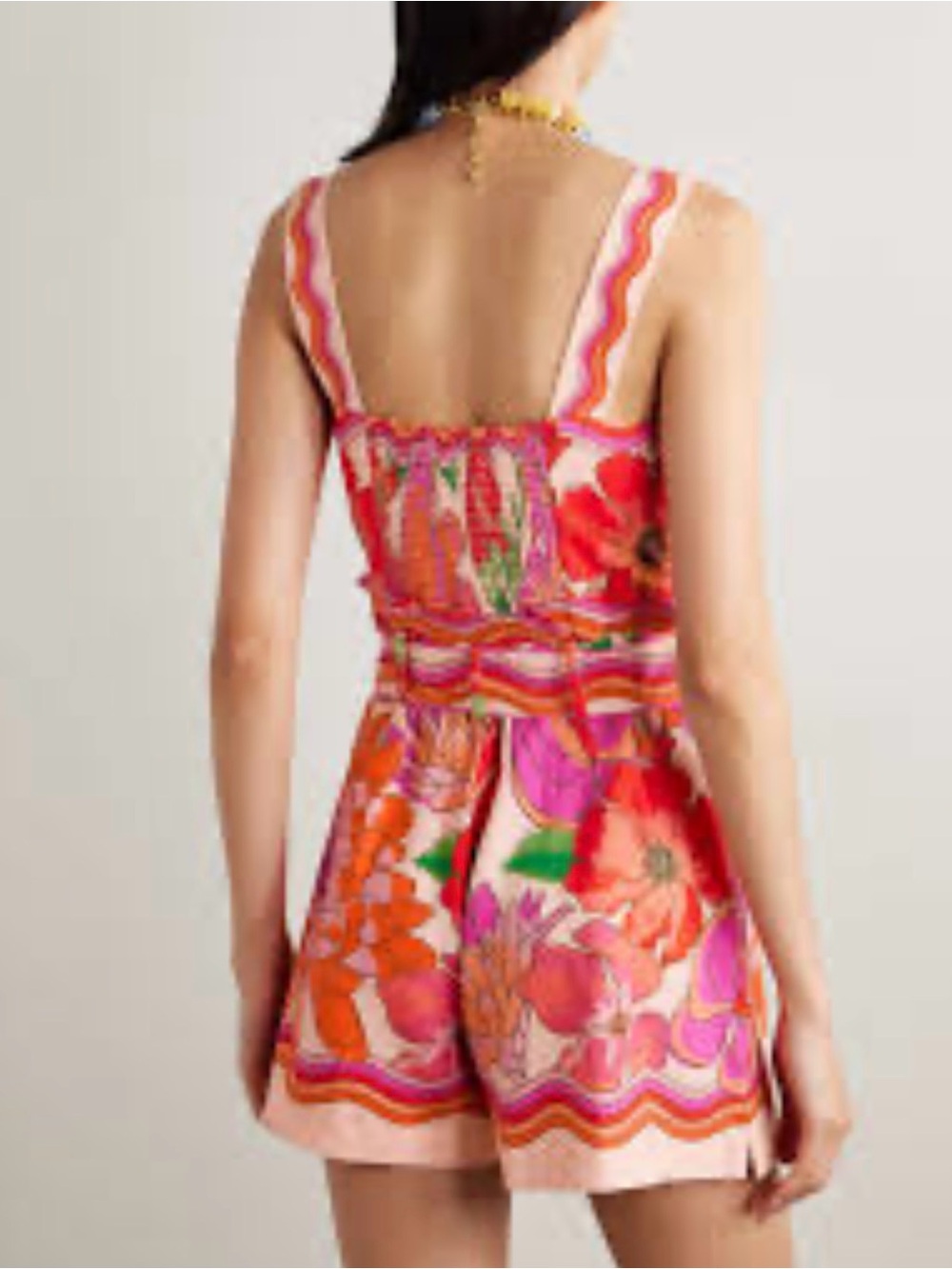 FARM Rio SHORTS ROMPER NWT MEDIUM - Picture 2 of 6